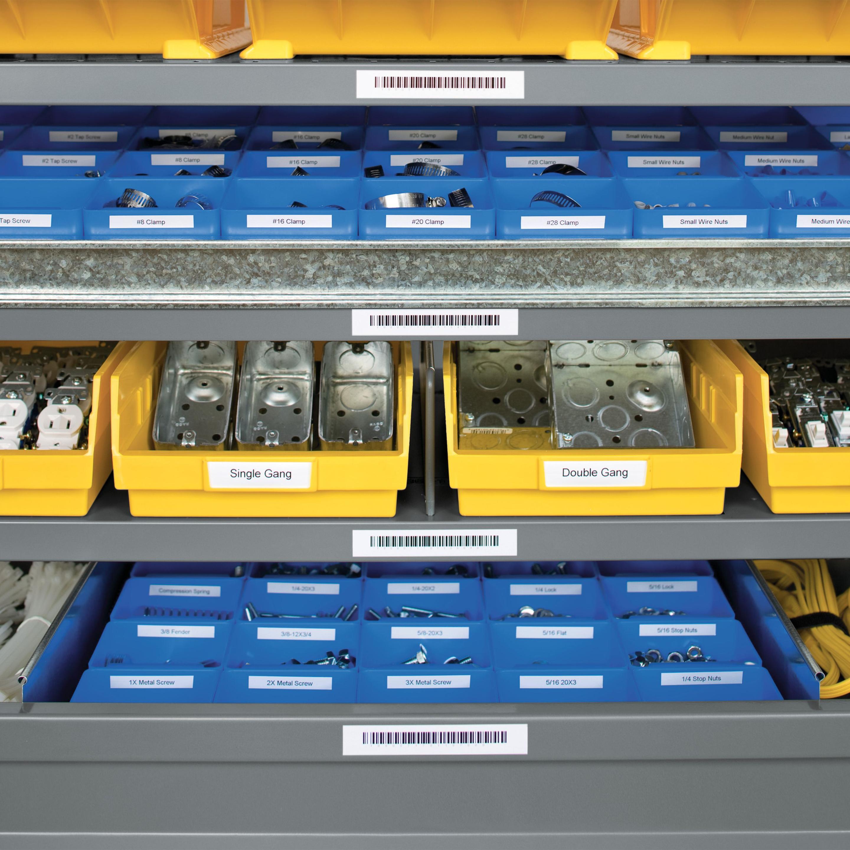 Fita de Etiquetas DYMO 18444 RHINO Industrial (Branco), miniatura 3