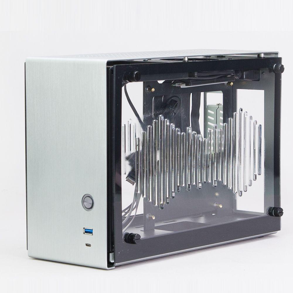 Caixa Mini-ITX ZALMAN M2 Mini (Mini-ITX - SFX - Mini-Torre - Prateado) — miniatura 7