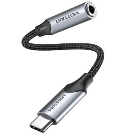 Adaptador de Áudio VENTION BGMHF (1 m - USB Type-C - 3.5mm - Cinzento)