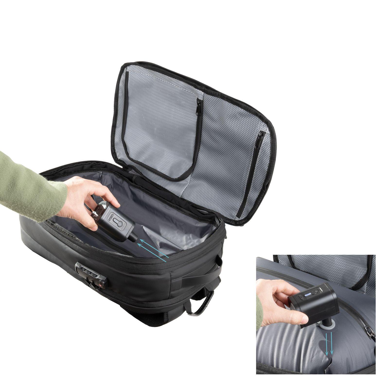 Mochila de Viagem TOOQ TQBP-V101-BK (17" - 30/55 l - Preto) — miniatura 6