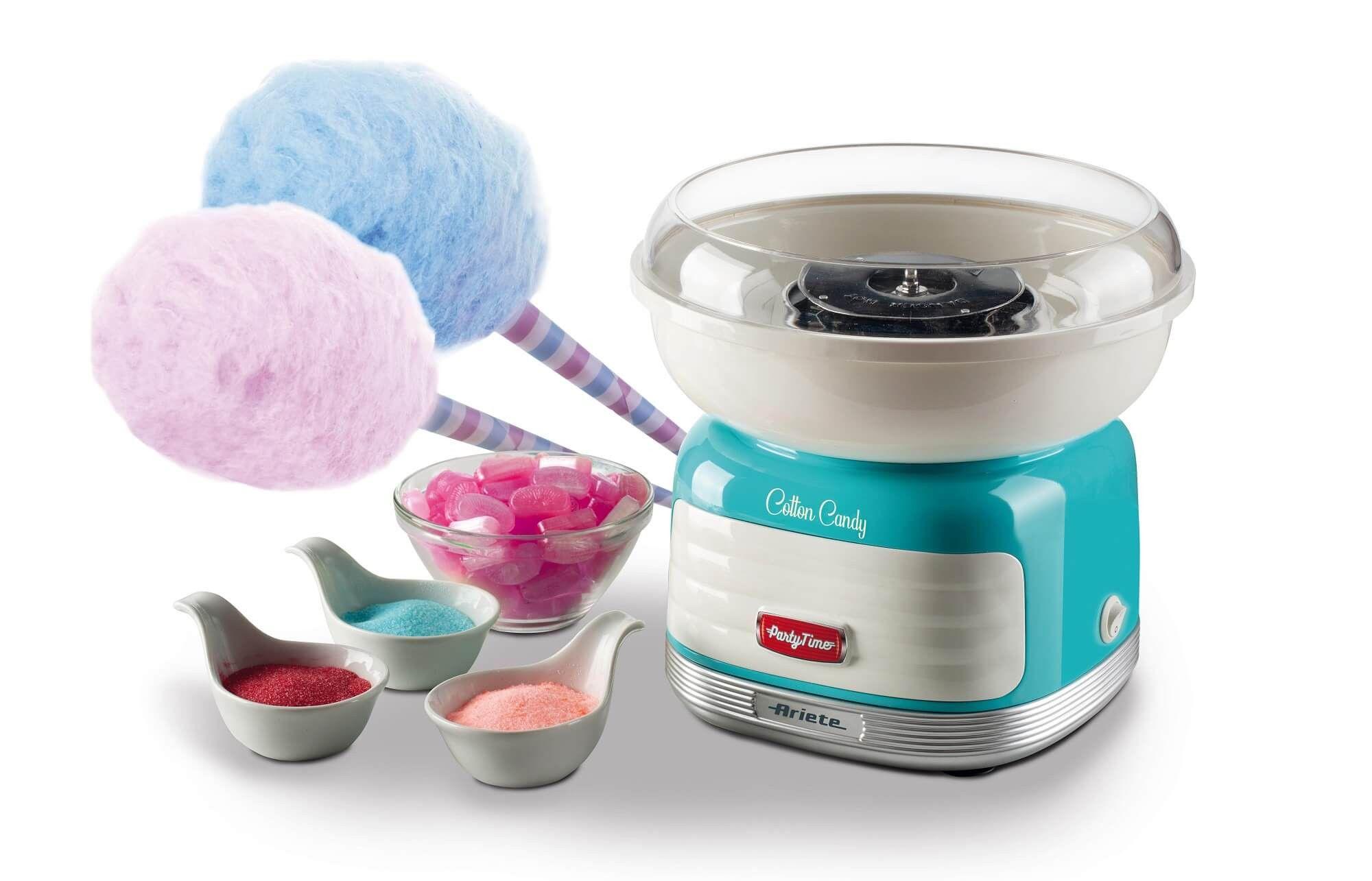 Máquina de Algodão Doce ARIETE 2973 (Altura 26,5 cm - Azul, Prateado e Branco) — miniatura 3