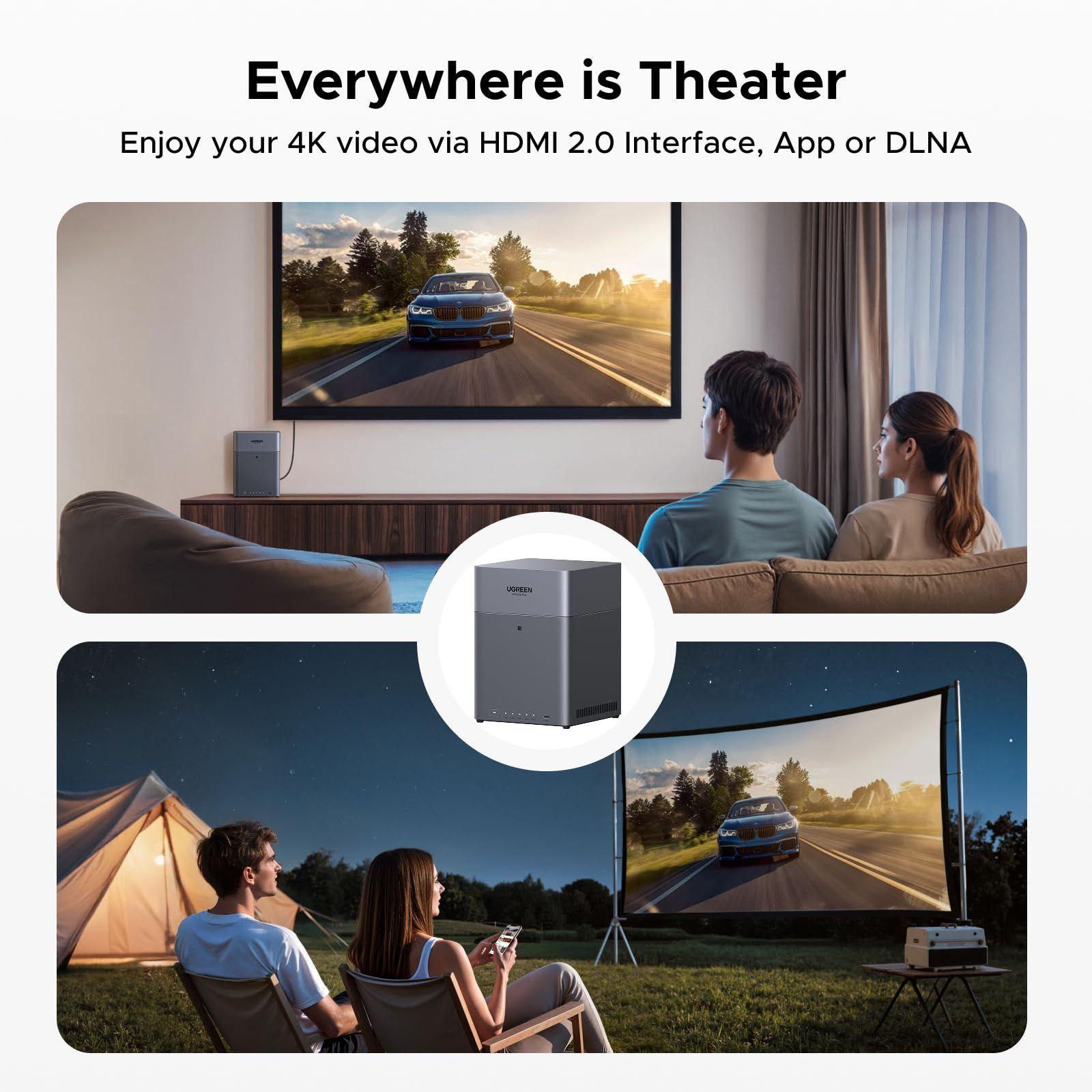 NAS UGREEN NASync DH4300 Plus (SATA - 8 GB - 4 baias - Cinzento) — miniatura 7