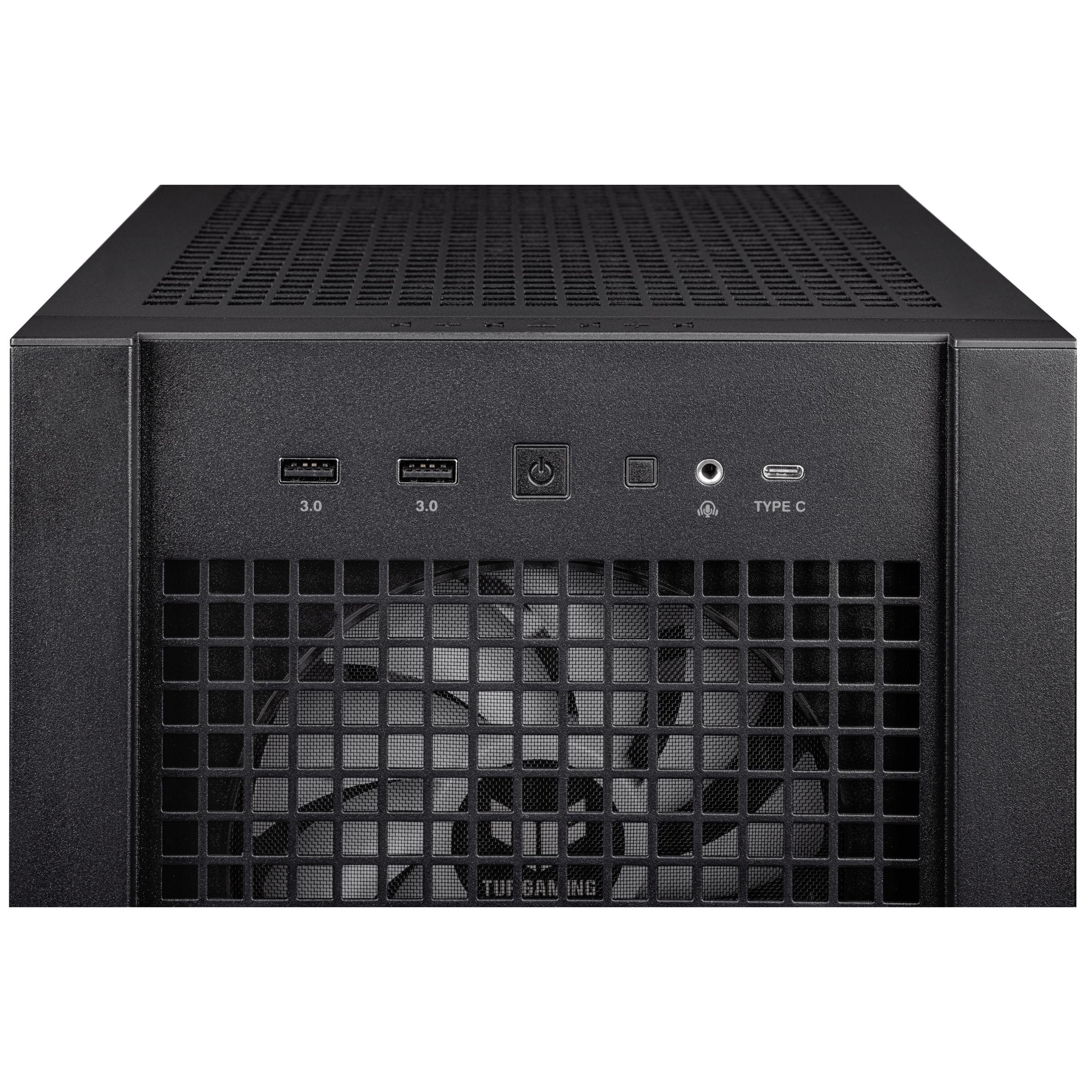 Caixa PC ASUS TUF Gaming GT302 TG ARGB (EATX, ATX, micro ATX, Mini-ITX - ATX, SFX, SFX-L - Midi Tower - Preto), miniatura 14