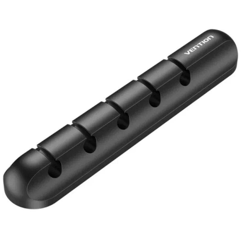 Organizador de Cabos em Espiral VENTION KBRB0 (Silicone - Preto)