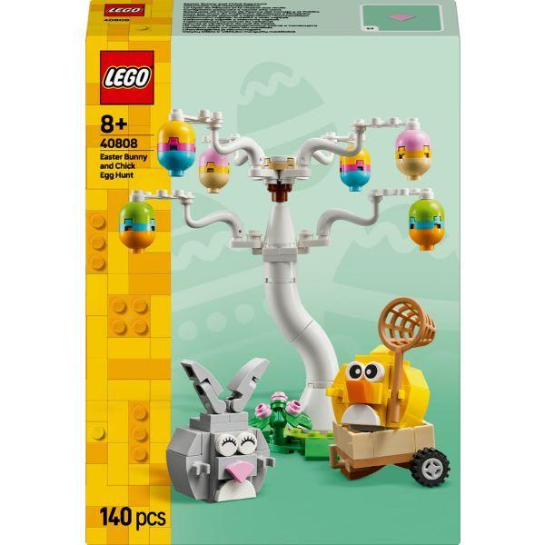 LEGO 40808 Seasonal Caça aos Ovos do Coelhinho da Páscoa e Pintainho (8+ anos - 140 peças), miniatura 3