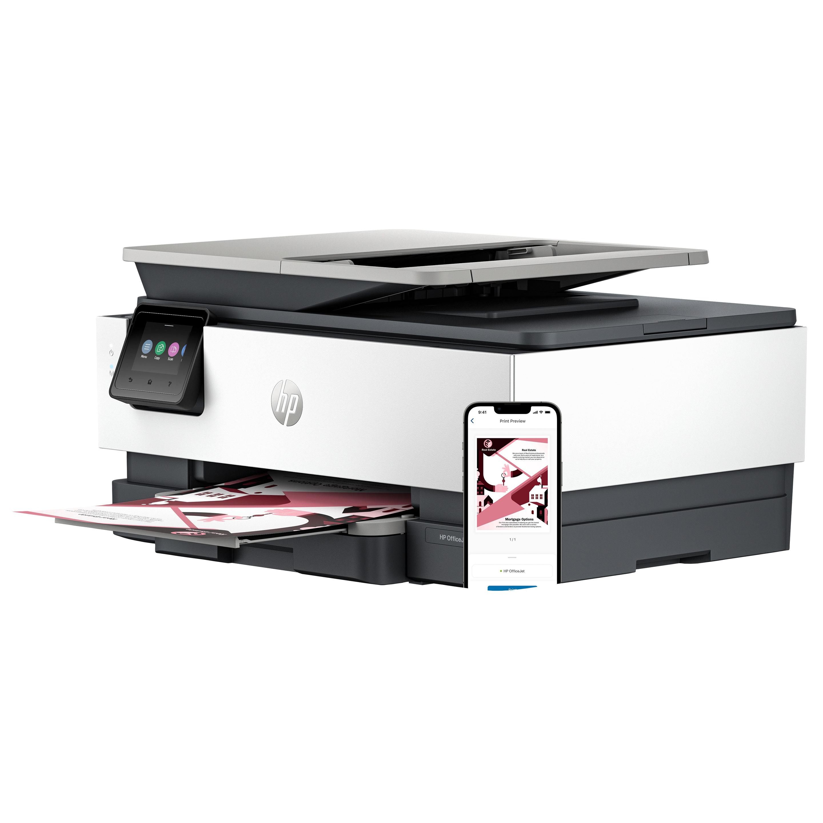 Impressora Multifunções HP OfficeJet Pro 8122e (A4 - Impressão a cores - 225 folhas - Cinzento), miniatura 4