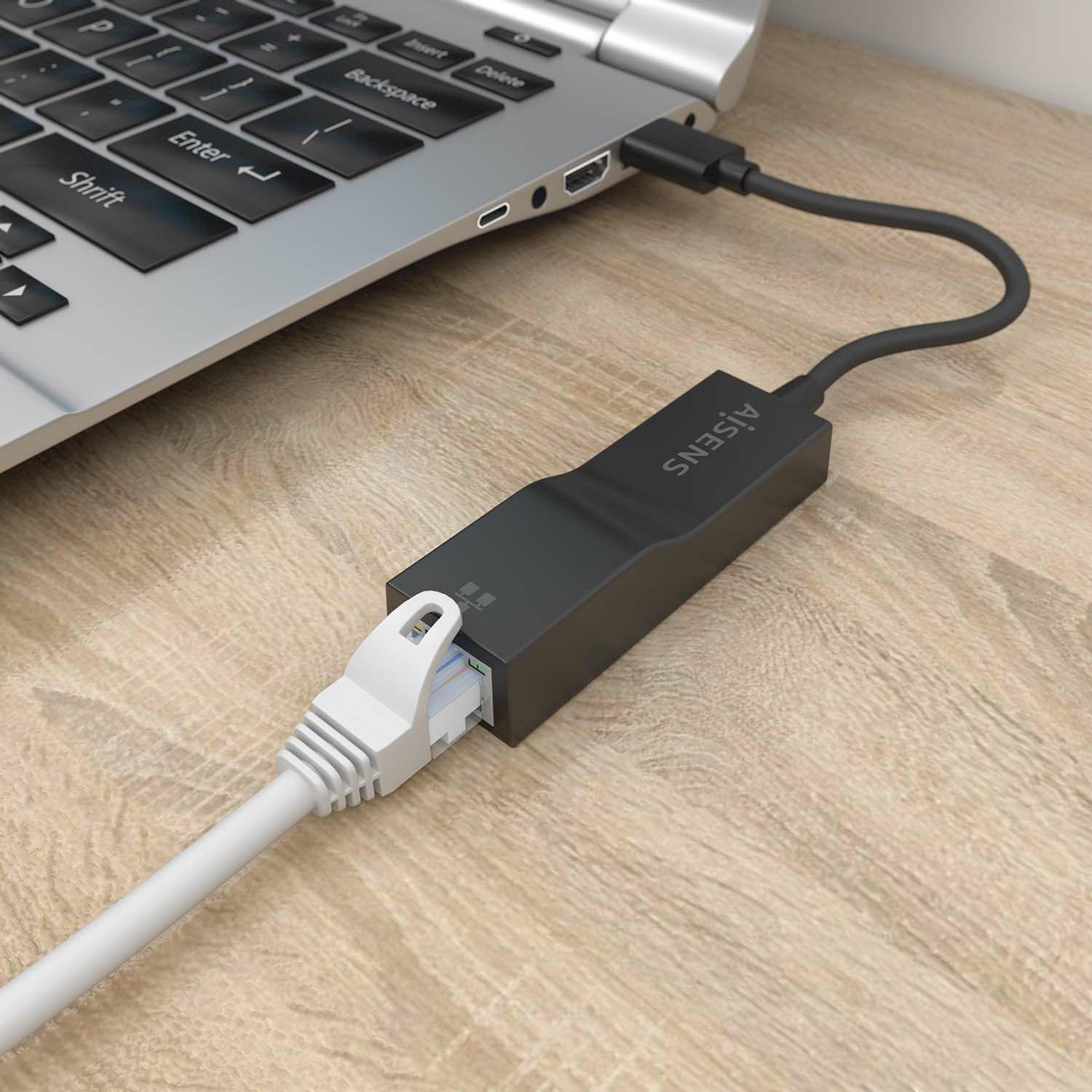 Adaptador de Rede USB AISENS A106-0766 (USB - 1000 Mbit/s - Preto), miniatura 5