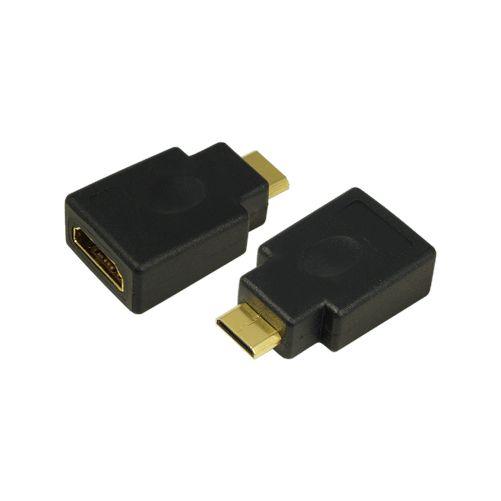 Adaptador HDMI LOGILINK AH0009 (HDMI tipo A - HDMI tipo C - Preto)