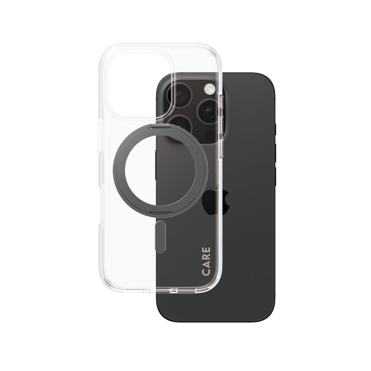 Capa PANZERGLASS CARE para iPhone 16 Pro (Apple - Transparente e Preto)