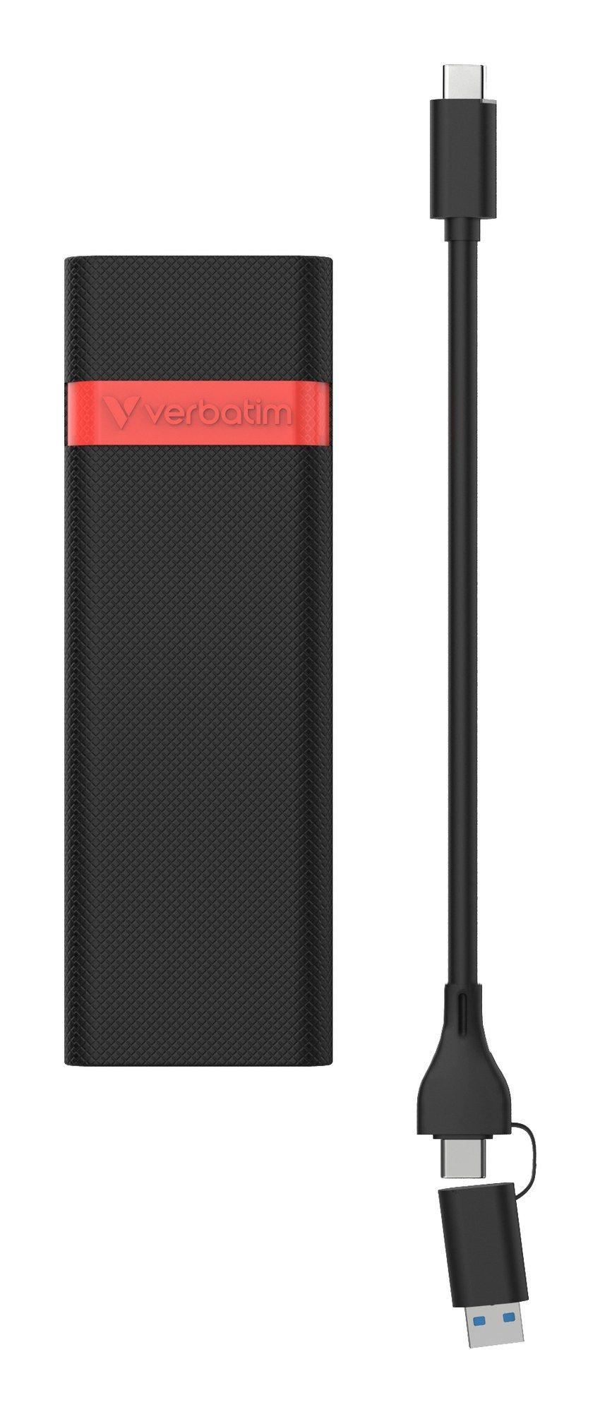 Caixa Externa M.2 VERBATIM 32261 (M.2 - Preto e Vermelho) — miniatura 2