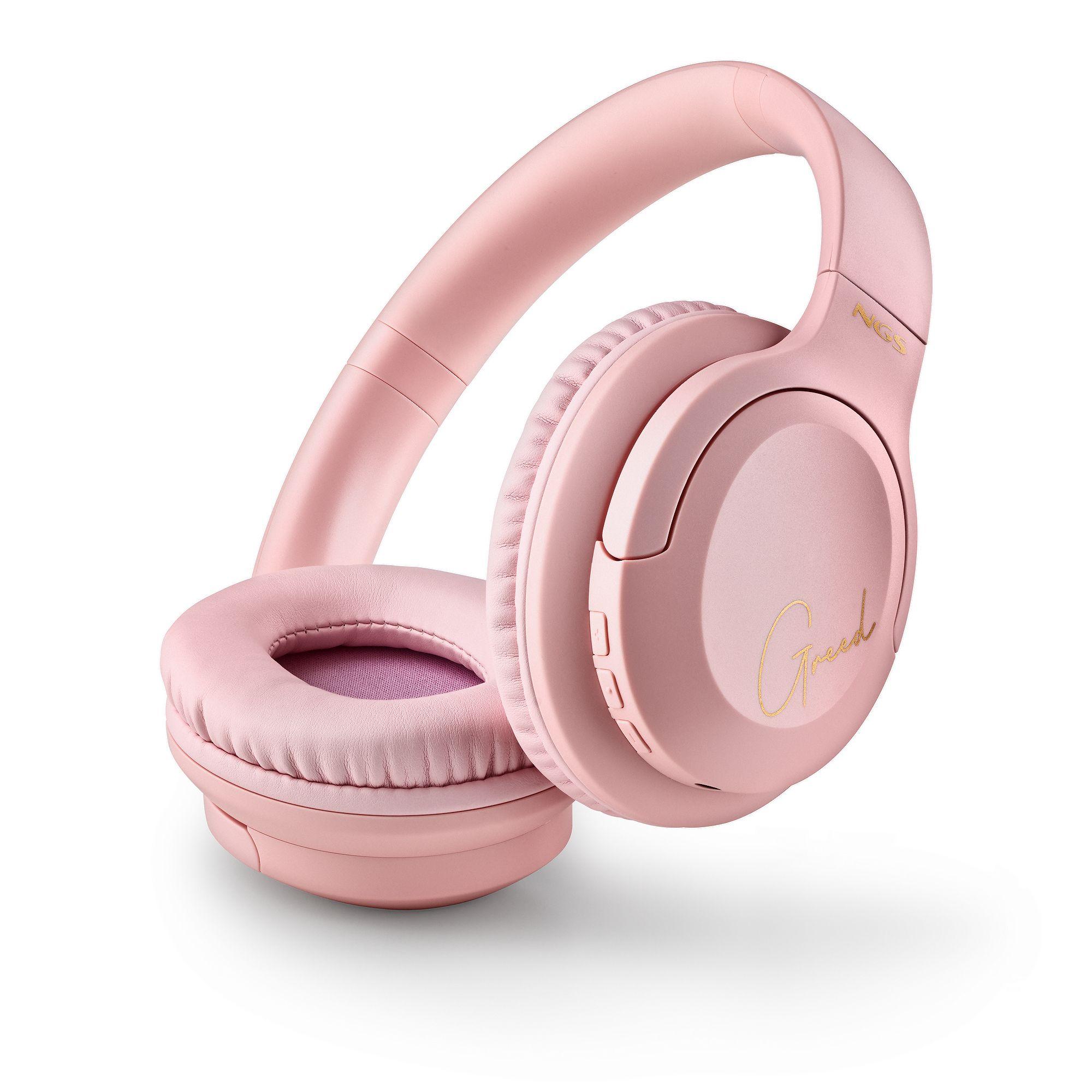 Auscultadores NGS Artica Greed (Binaural - Com fios e sem fios - Circum-aural - Rosa), miniatura 5