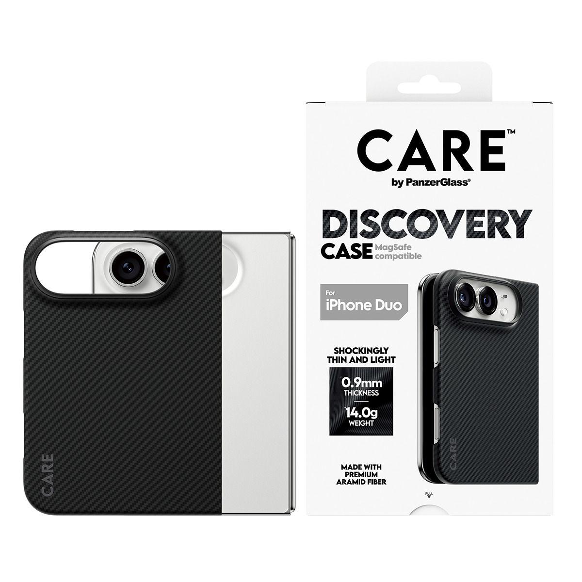 Capa para Telemóvel PANZERGLASS CARE Discovery Case (7,6" - Apple - Fibra - Preto e Cinzento), miniatura 2