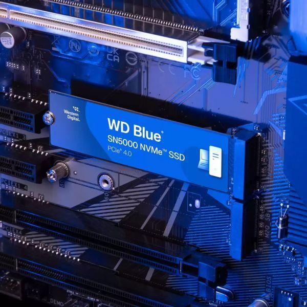 SSD M.2 WESTERN DIGITAL Blue SN5000 (500 GB - M.2 - PCIe 4.0 NVMe - Azul) — miniatura 4