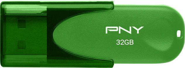 Pen USB PNY Attaché 4 Color Edition (USB 2.0 - Argola integrada - Até 25 MB/s - Verde)