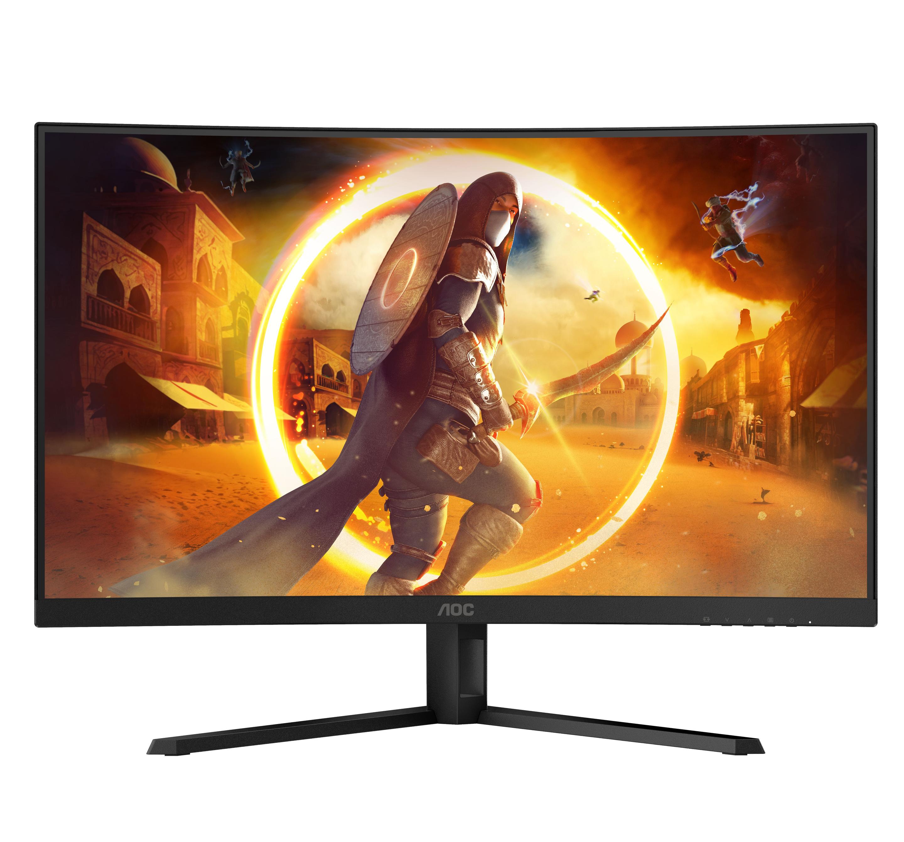 Monitor AOC CQ32G4VE (31,5" - Fast VA - 180 Hz - Preto/Cinzento) — miniatura 6