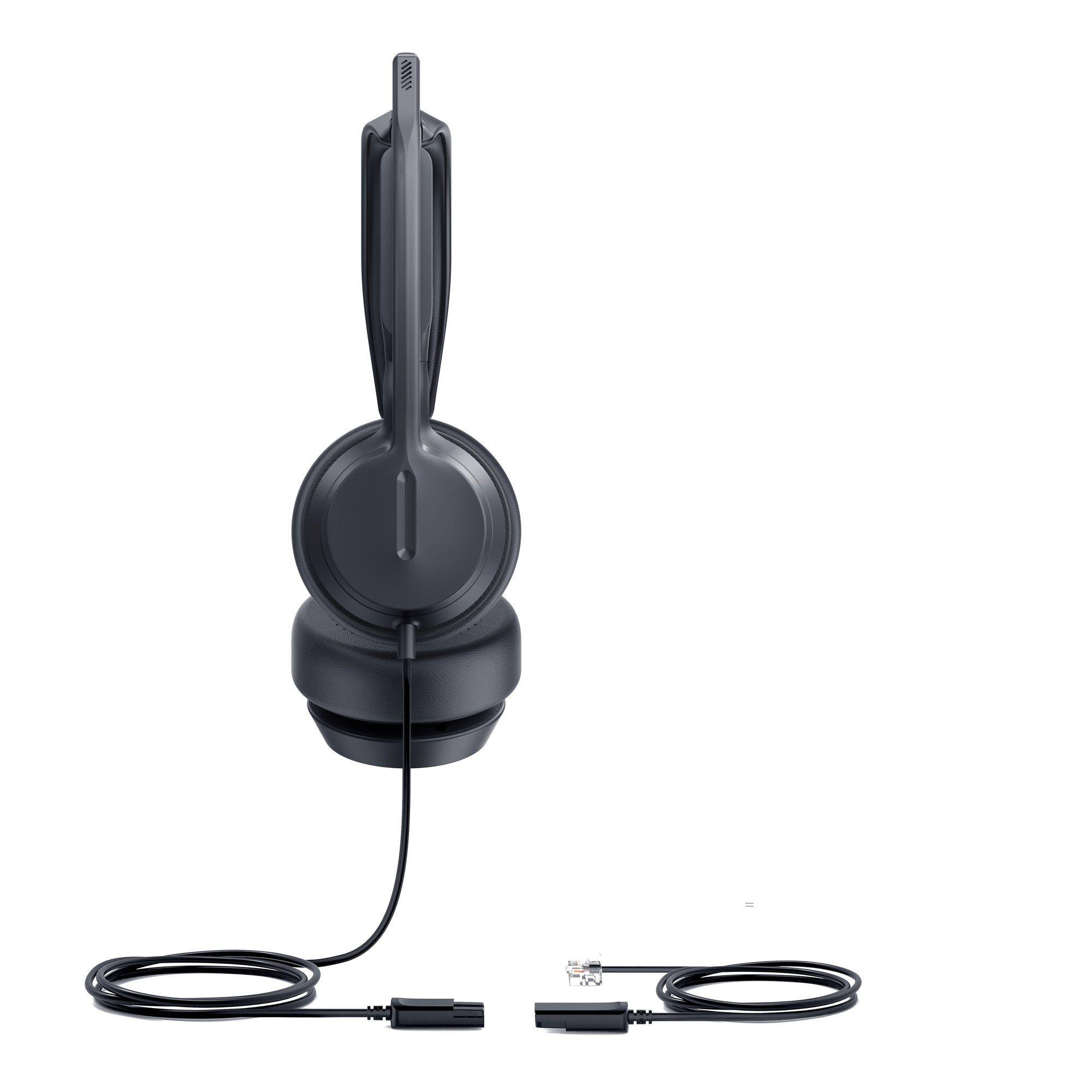 Headset YEALINK YHS36 E2 Mono RJ9 (Monoaural - Com fios - Supra-aural - Preto), miniatura 3
