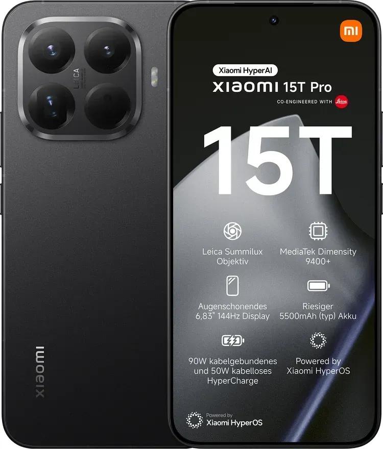 Smartphone XIAOMI 15T Pro 5G (12GB/512GB - 6,83" - Preto)