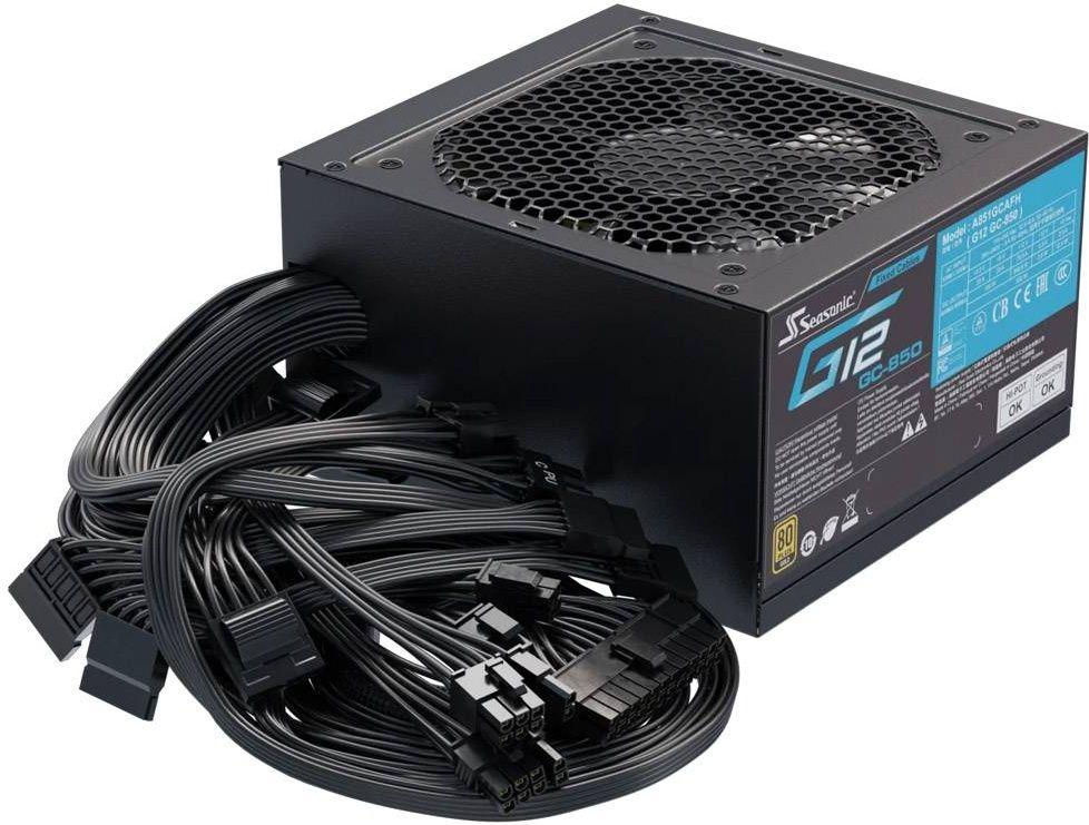 Fonte de Alimentação SEASONIC SSP-850RT2 / G12 GC-850 (ATX - 850 W - 80 PLUS Gold - Preto), miniatura 2