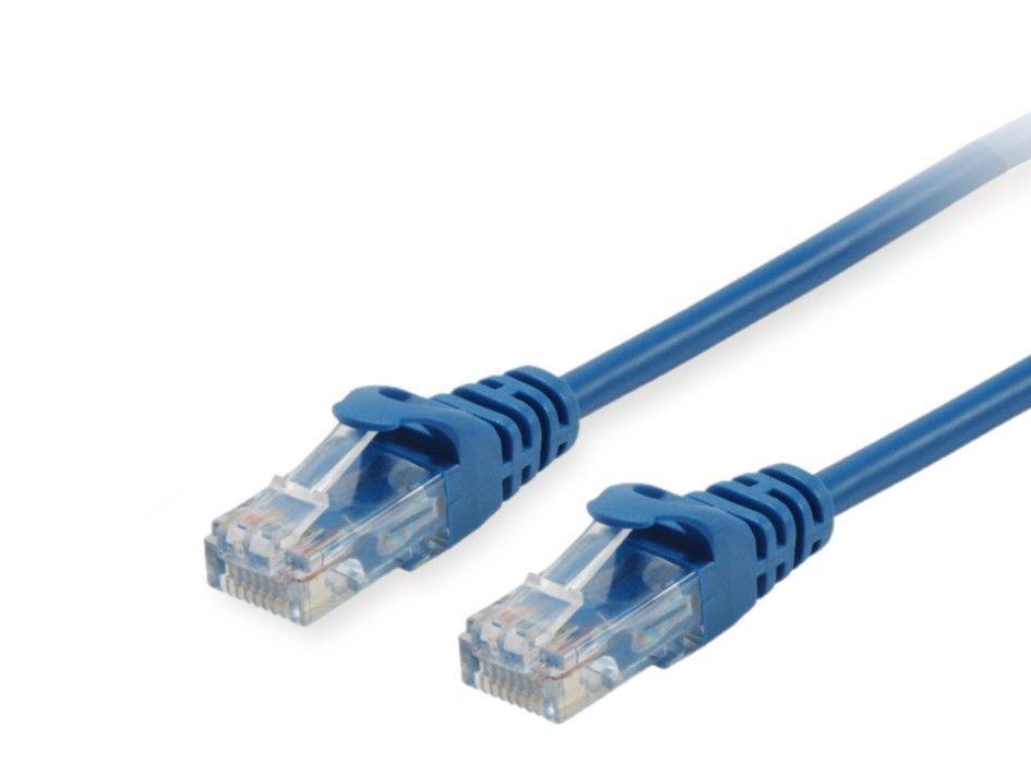 Cabo de Rede EQUIP 625437 (0,5 m - Cat6 - RJ-45 - Azul)