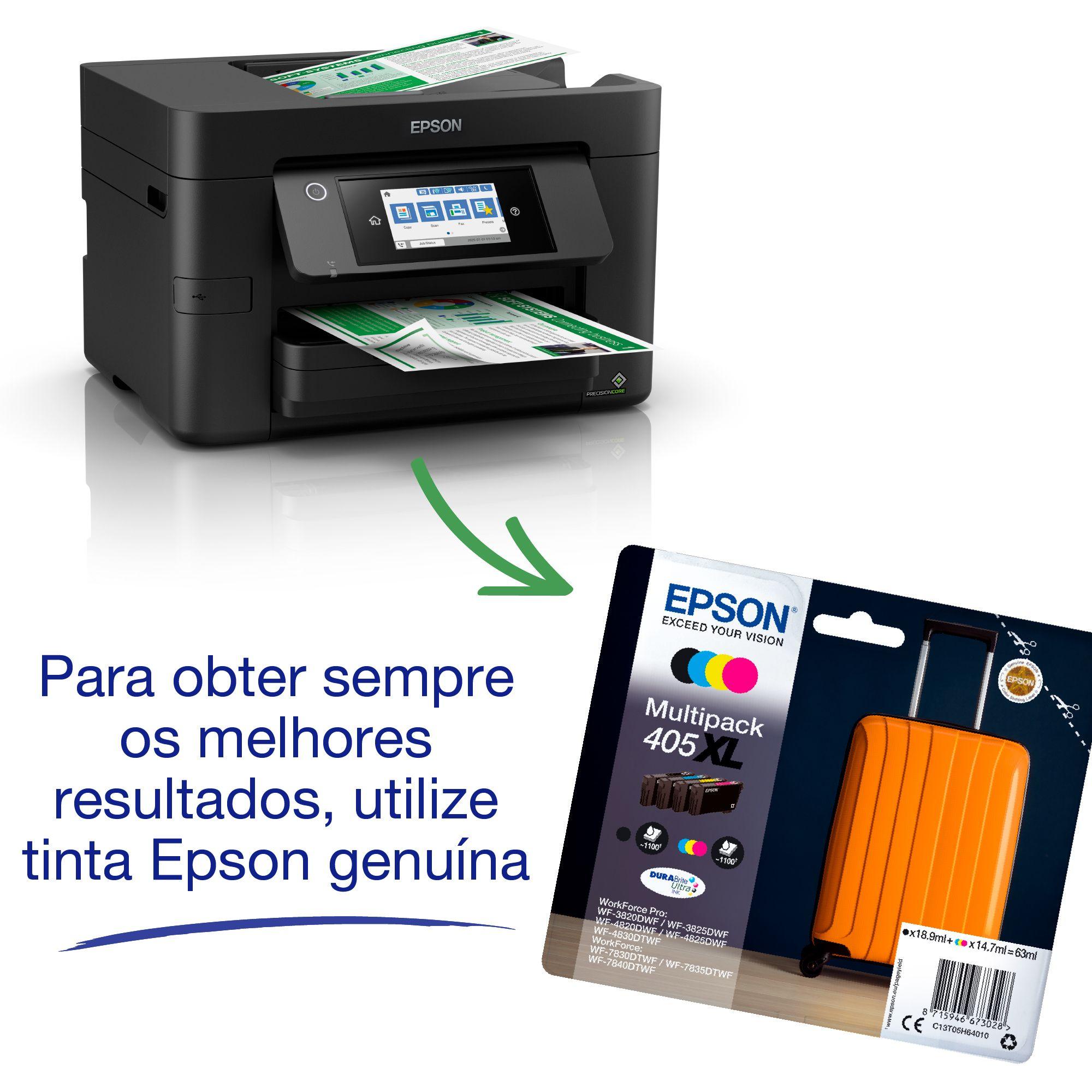 Impressora Multifunções EPSON WorkForce Pro WF-4820DWF (A4 - Impressão a cores - WiFi / Bluetooth - Preto) — miniatura 7