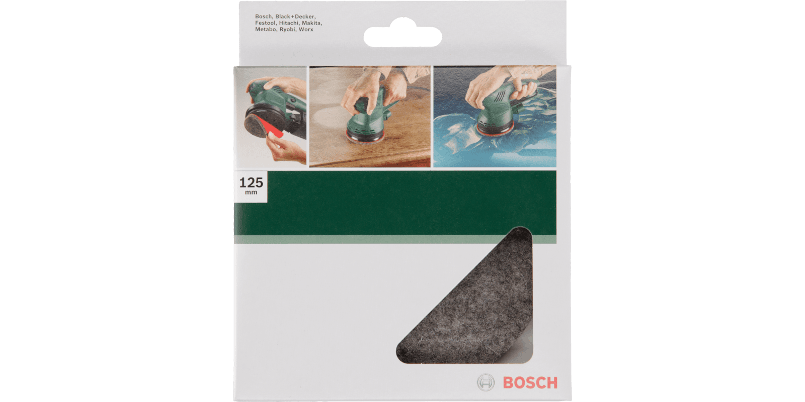 Disco de Polimento em Feltro BOSCH 2609256053 (Grão médio - 1 unidade), miniatura 3