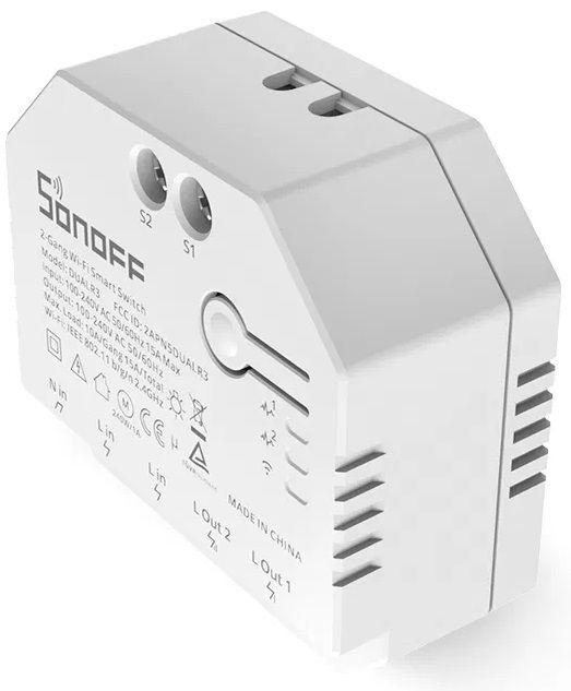 Módulo Comutador Inteligente SONOFF DUALR3 (ABS V0 retardador de chama - Branco) — miniatura 4