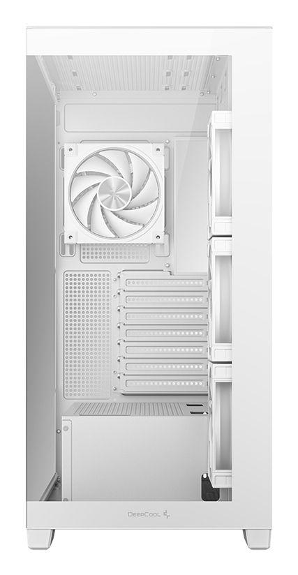 Caixa PC DEEPCOOL CG580 V2 (ATX, ITX, micro ATX - ATX, PS2 - Midi Tower - Branco) — miniatura 3