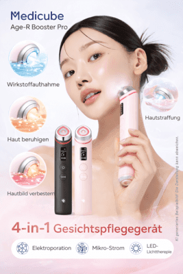Aparelho de Cuidado Facial MEDICUBE Age-R Booster Pro (Rosa)