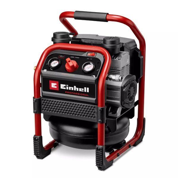 Compressor de Ar a Bateria EINHELL SILENZZO 18/160 (59 dB - 8 bar - 18 V - Vermelho/Preto)