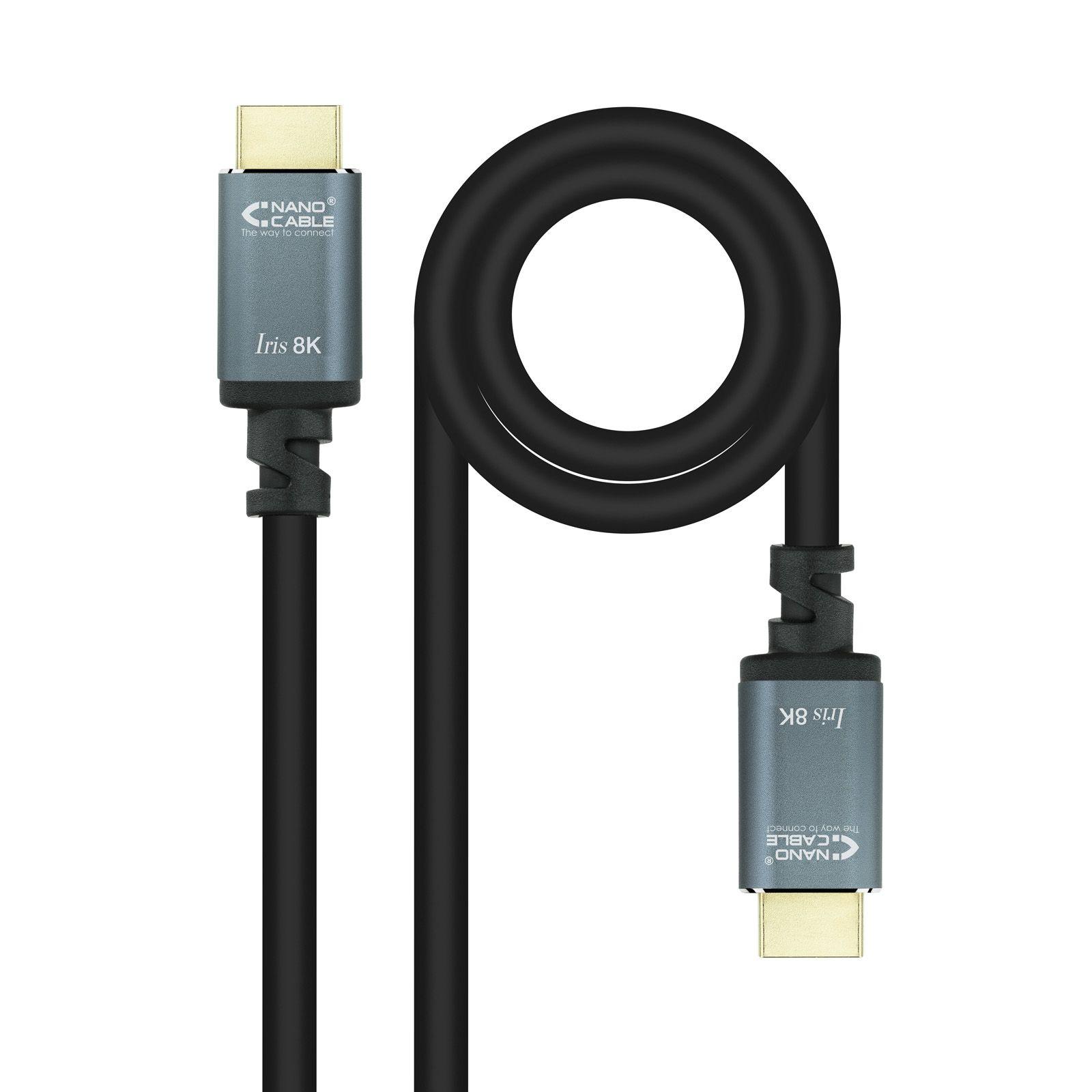 Cabo HDMI NANOCABLE 10.15.8002 (2 m - HDMI Type A - Preto)