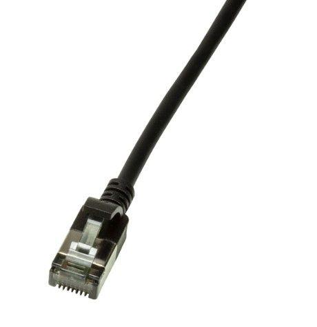 Cabo de Rede RJ45 LOGILINK CQ9033S (1 m - Cat6A - RJ-45 - Preto)