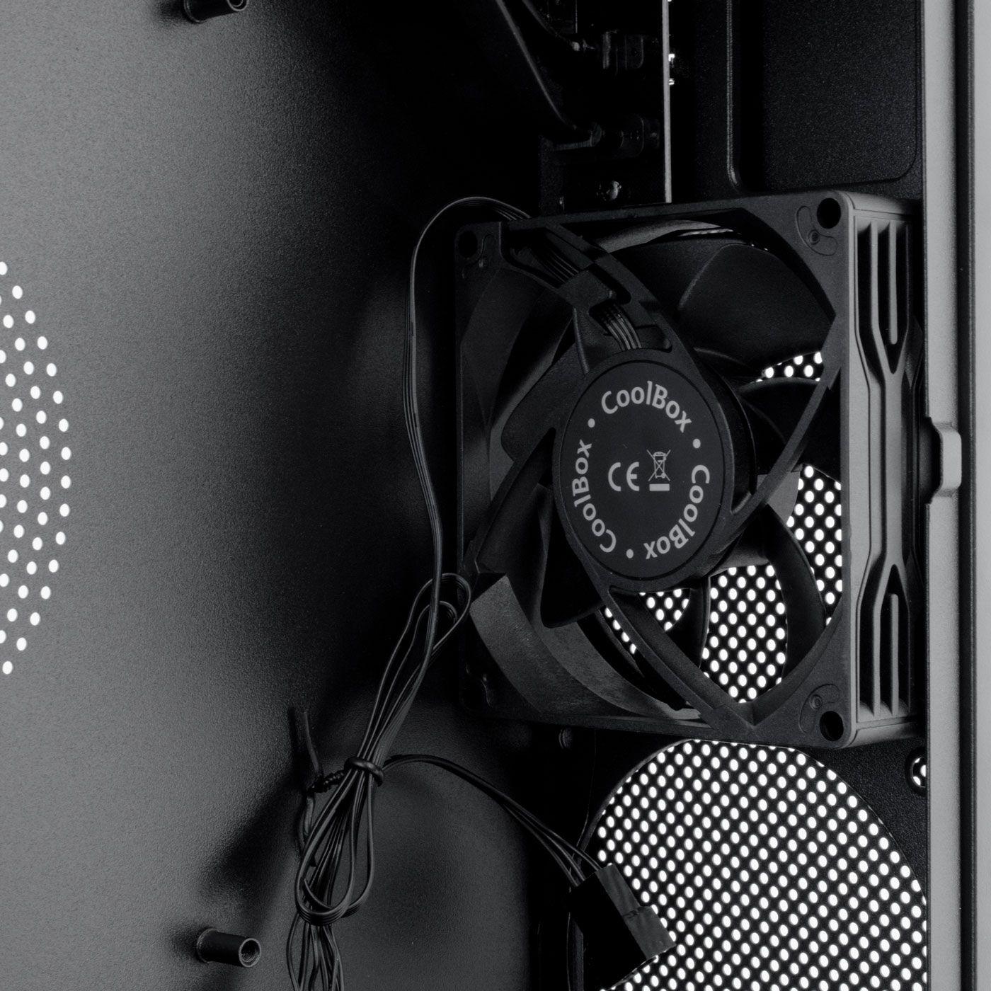 Caixa de Computador COOLBOX T100 Slim (Micro ATX, Mini-ITX - Low Profile - Metal - Preto) — miniatura 4