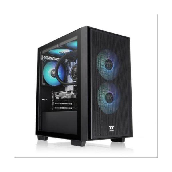 Caixa PC THERMALTAKE Versa H16 TG ARGB (Micro-ATX, Mini-ITX - PS2 - 2.5" - Preto) — miniatura 2