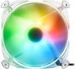 Ventoinha para Caixa de Computador SHARKOON SHARK Disc PWM (RGB multicolorida - 1,8 W - Transparente)