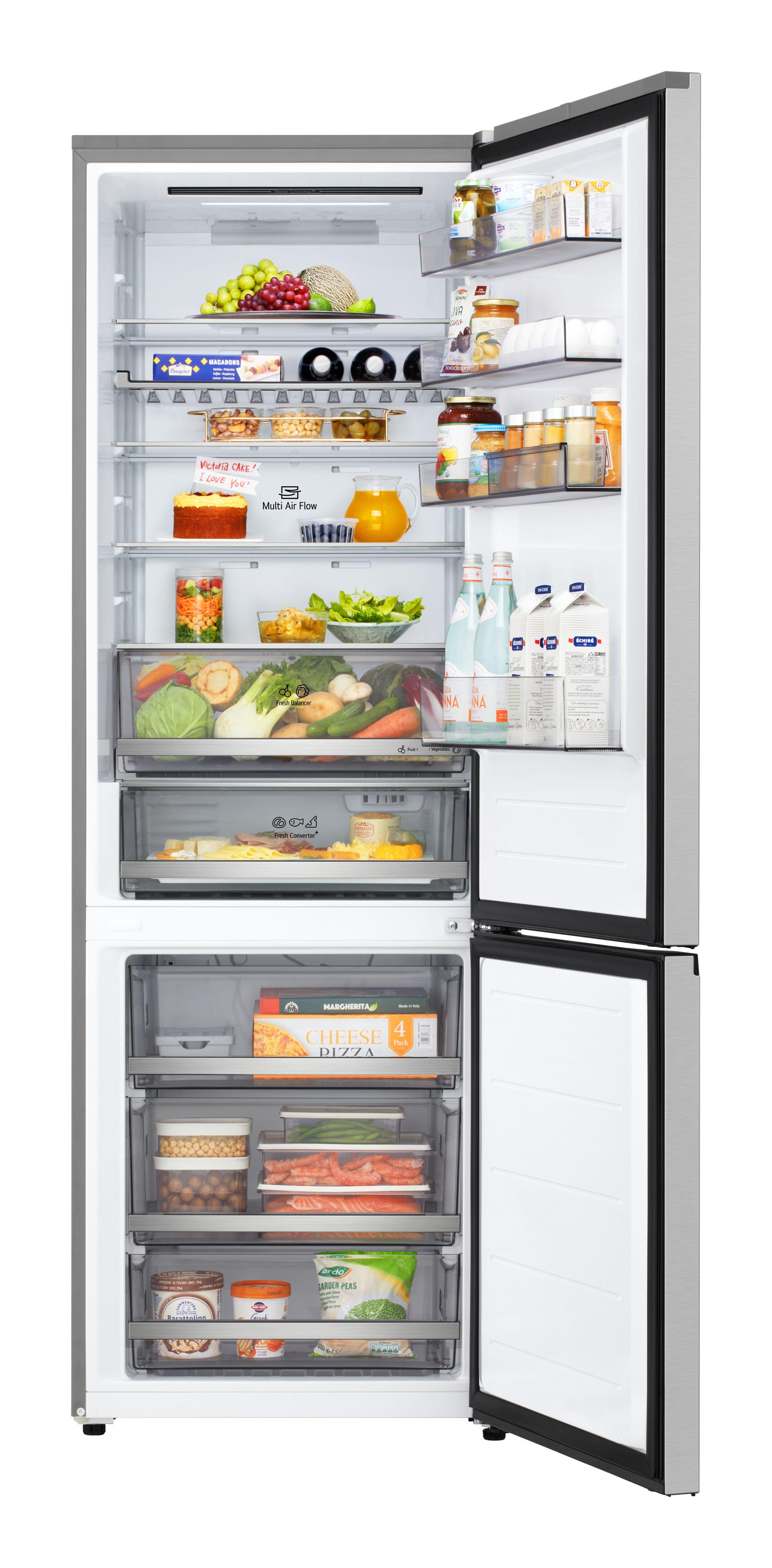 Frigorífico Combinado Independente LG GBBW322CPY (465 l - 203x69,7x70,4 cm - 70 cm - Prateado) — miniatura 2