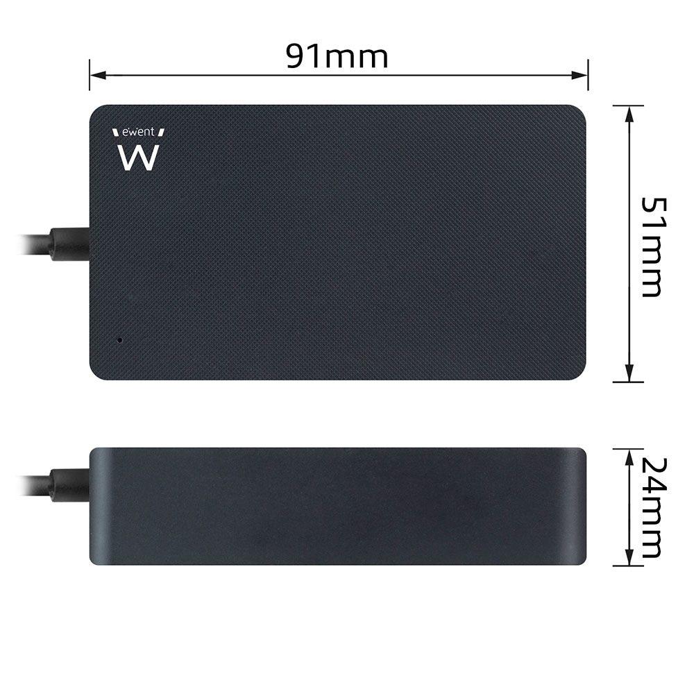 Carregador de Portátil Universal EWENT EW3981 (45 W - 5-20 V - Preto), miniatura 4