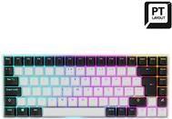 Teclado SHARKOON SKILLER SGK50 S3 (Português - Gateron Yellow - 75% - Branco)