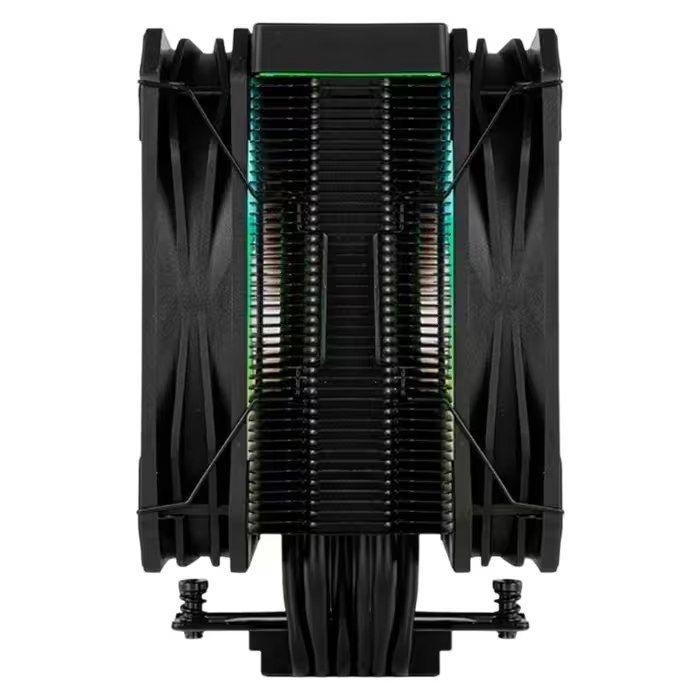 Dissipador de CPU NOX Hummer H-200 ARGB (13 cm - 1800 RPM - Multicor - Preto), miniatura 4