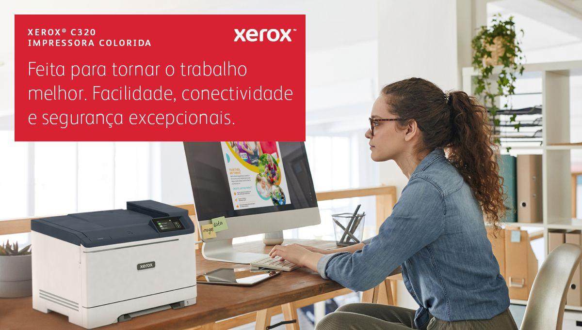 Impressora Laser a Cores XEROX C320V_DNI (A4 - 901 folhas - 10/100/1000Base-T - Branco) — miniatura 7