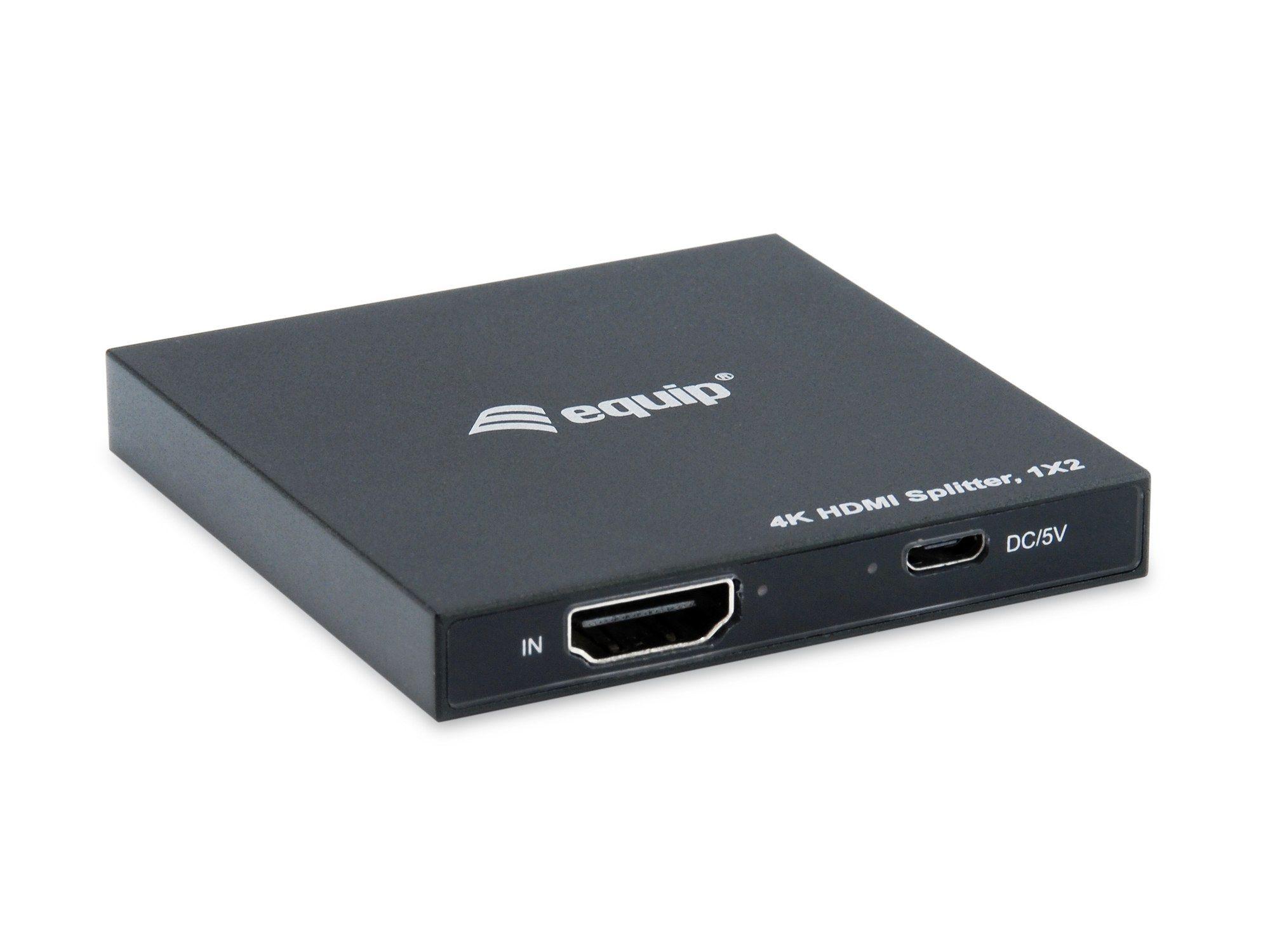 Splitter HDMI EQUIP 332715 (60 Hz - 2x HDMI - Preto)