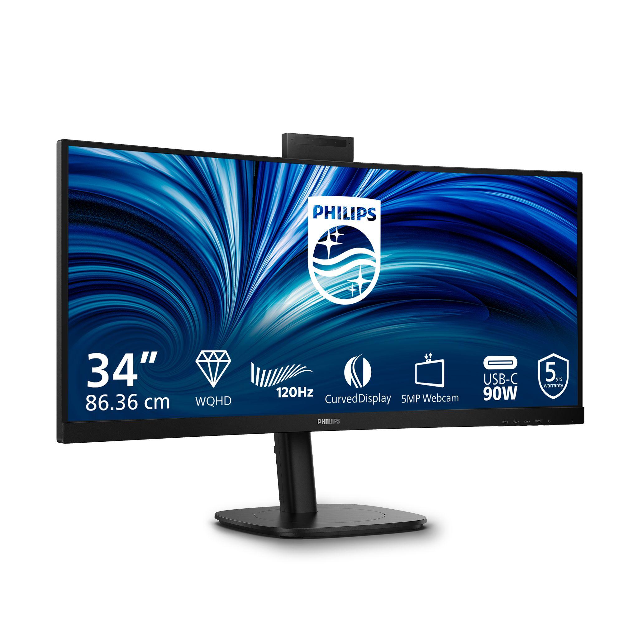 Monitor PHILIPS 34B2U3600CH/00 (34" - VA - 120 Hz - Preto), miniatura 2
