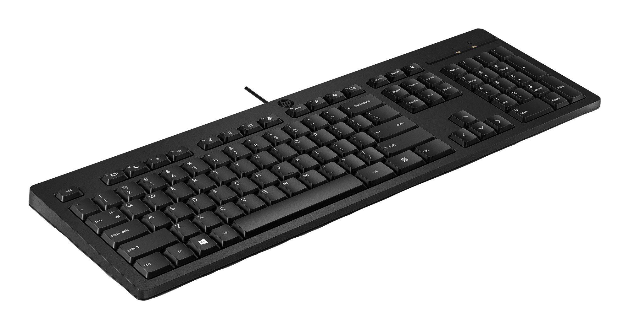 Teclado HP 125 G2 (Plunger key switch - Tamanho completo - USB - Preto) — miniatura 2