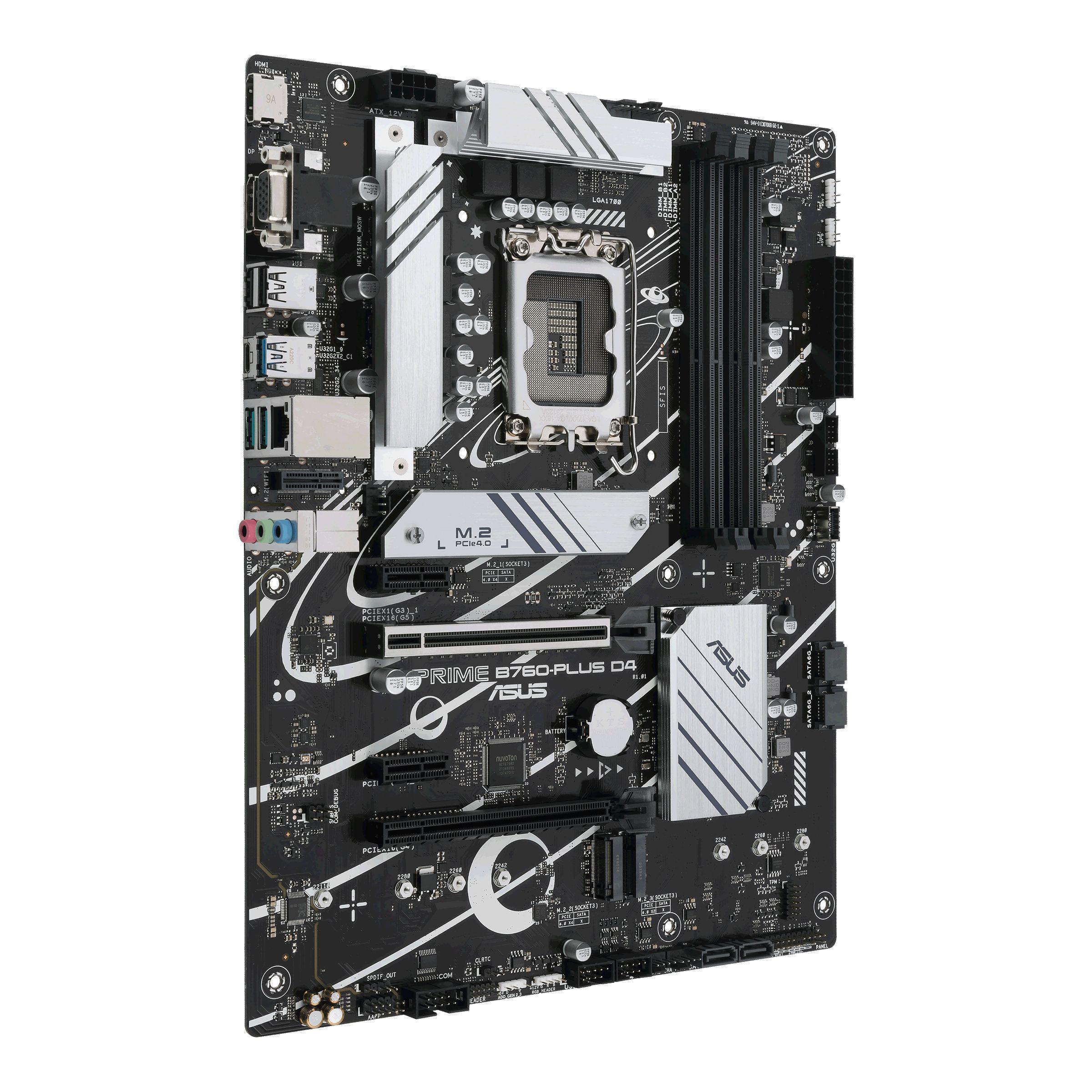 Motherboard ASUS PRIME B760-PLUS D4 (LGA 1700 - ATX - Duplo canal) — miniatura 2