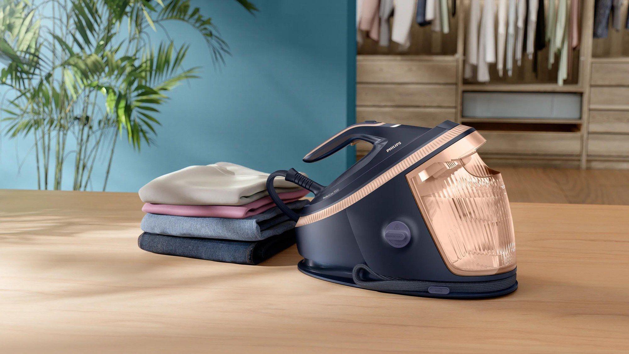 Centro de Engomar PHILIPS PSG7300/20 (3120 W - 1,5 l - 8,5 bar - Azul-escuro e cinzento) — miniatura 7