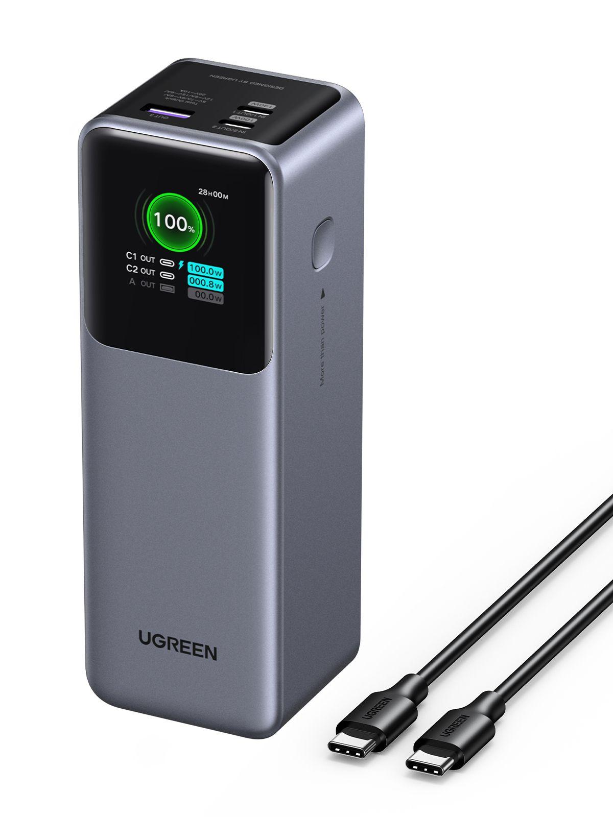 Powerbank UGREEN PB722 Nexode (25000 mAh - 200 W - Cinzento)