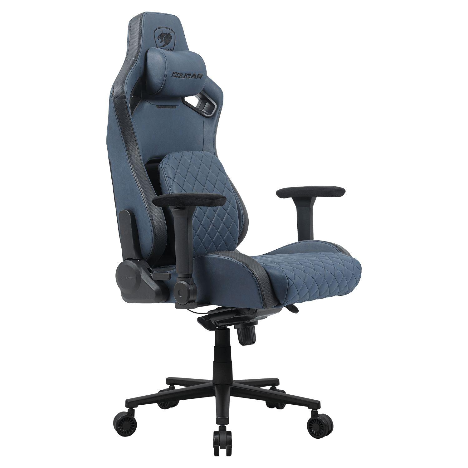 Cadeira Gaming COUGAR Defensor S CGR-DSF-BUB (150 kg - 137 cm - Tecido - Azul-marinho) — miniatura 4