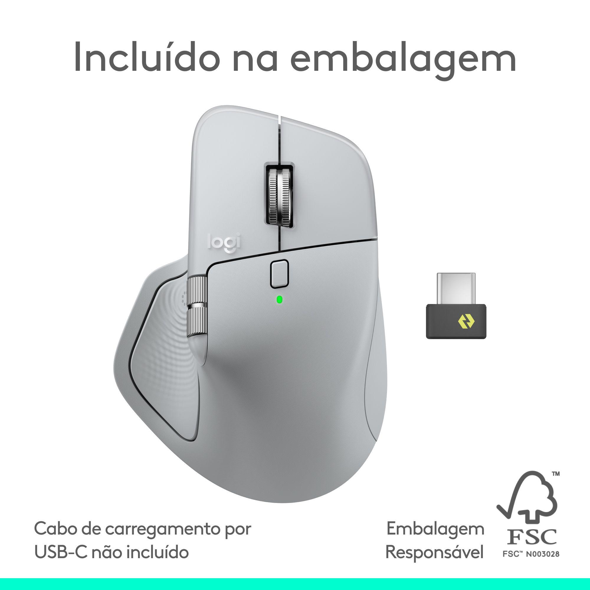 Rato LOGITECH MX Master 4 (Mão direita - 8000 DPI - Laser - Cinzento) — miniatura 18