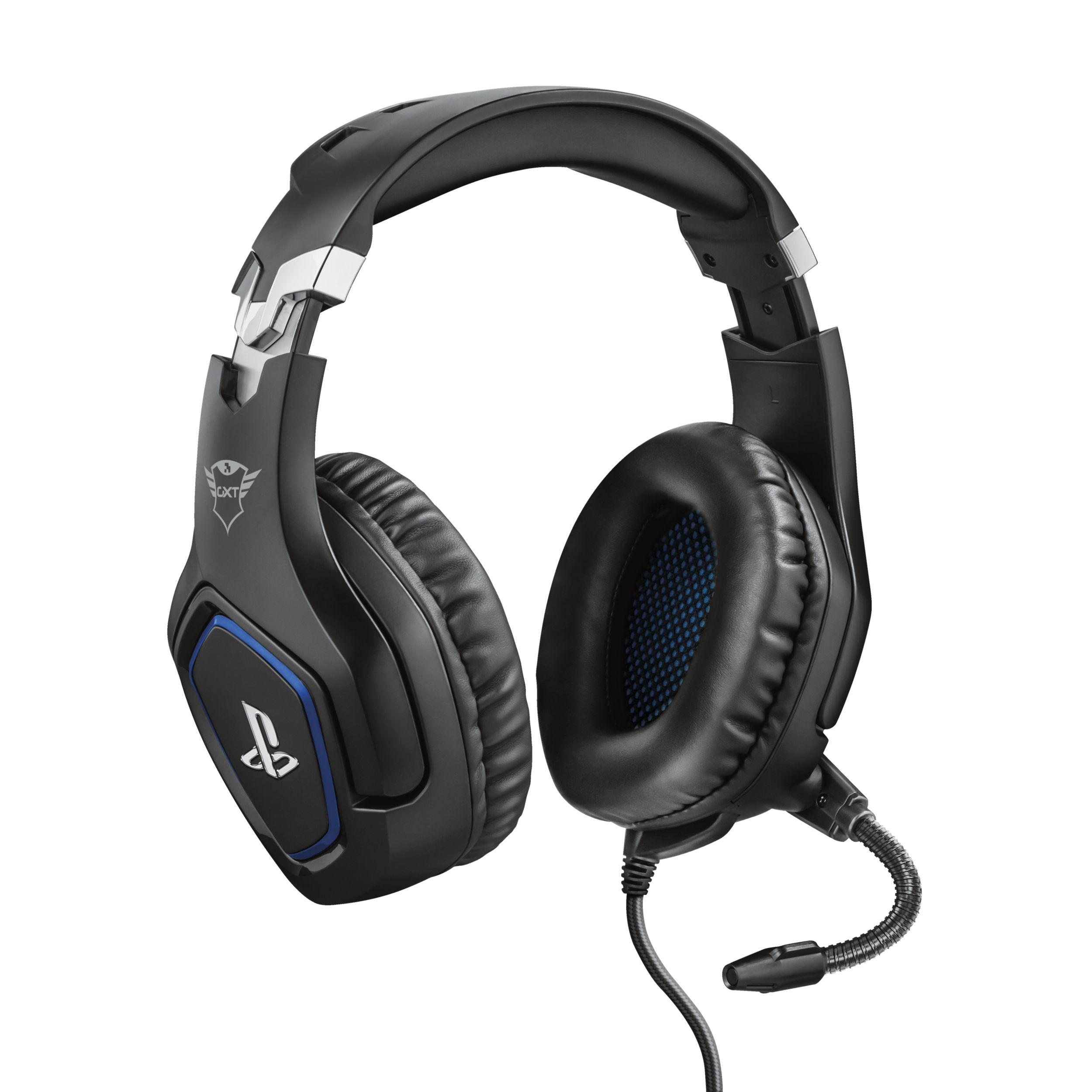 Headset Gaming TRUST GXT 488 Forze PS4 (Binaural - Com fios - Circum-aural - Preto)