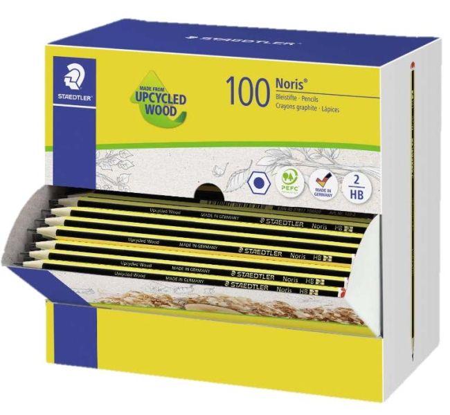 Lápis de Grafite STAEDTLER Noris 120-2 (Madeira - 100 unidades)