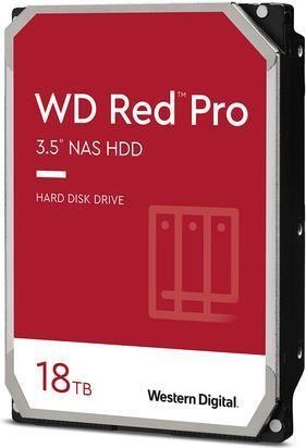 Disco Rígido HDD WESTERN DIGITAL Red Pro WD181KFGX (18 TB - 3,5 polegadas - SATA 6 Gb/s)